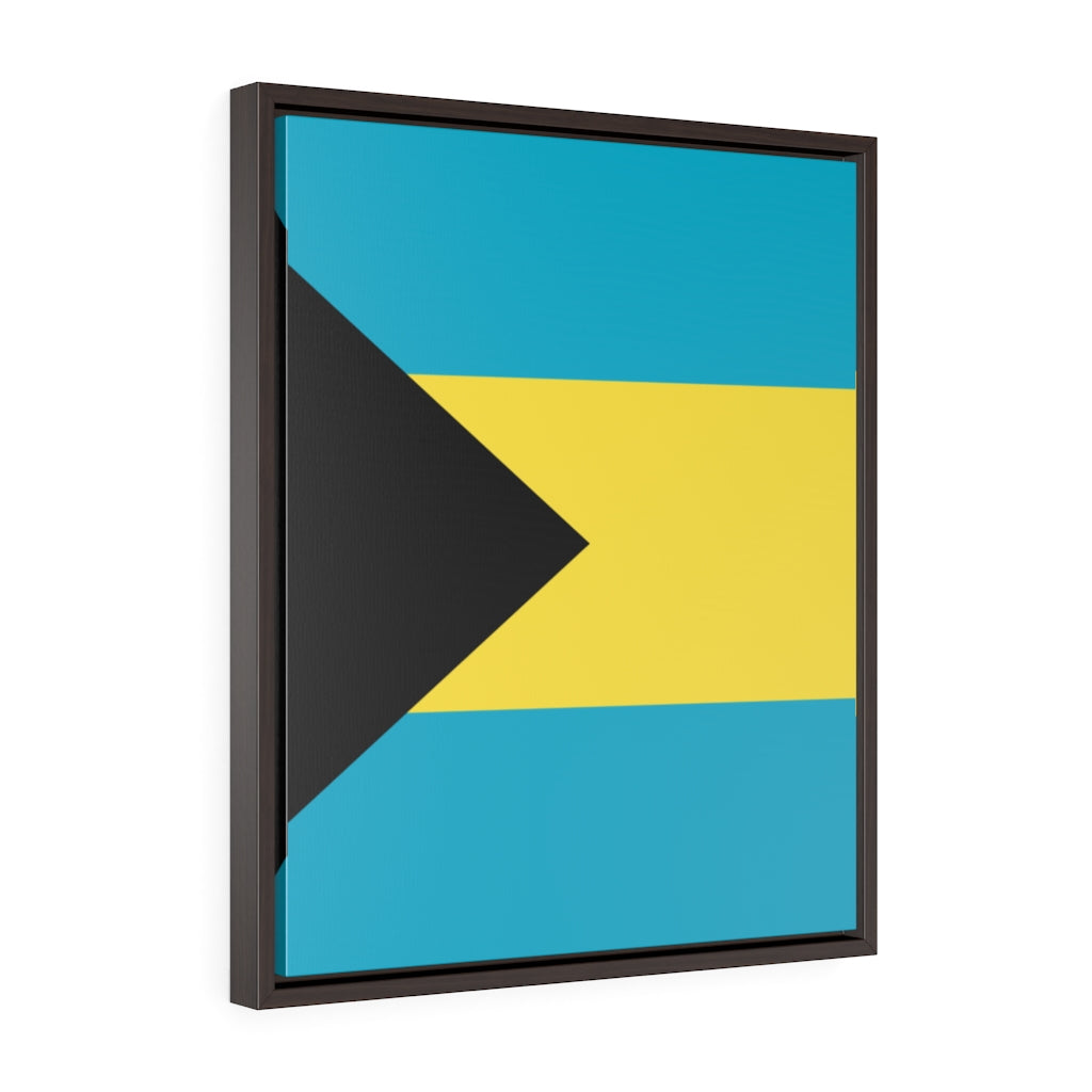 BAHAMAS Vertical Framed Premium Gallery Wrap Canvas