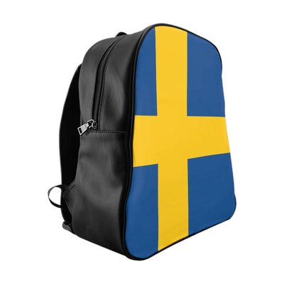 SWEDEN FLAG School Backpack