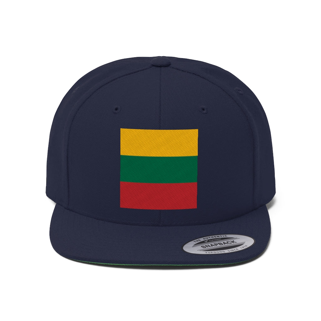 LITHUANIA Unisex Flat Bill Hat