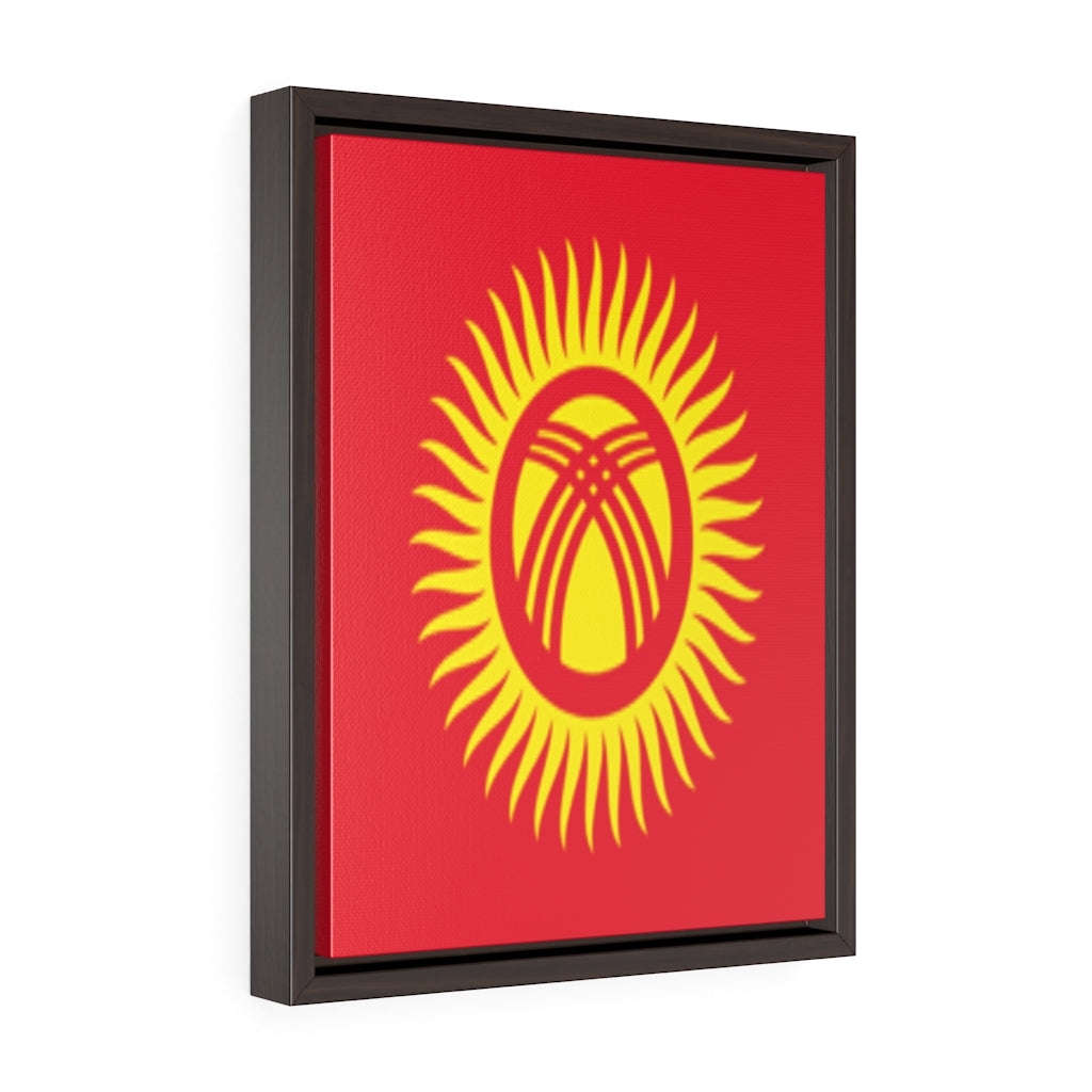 KYRGYZSTAN Vertical Framed Premium Gallery Wrap Canvas