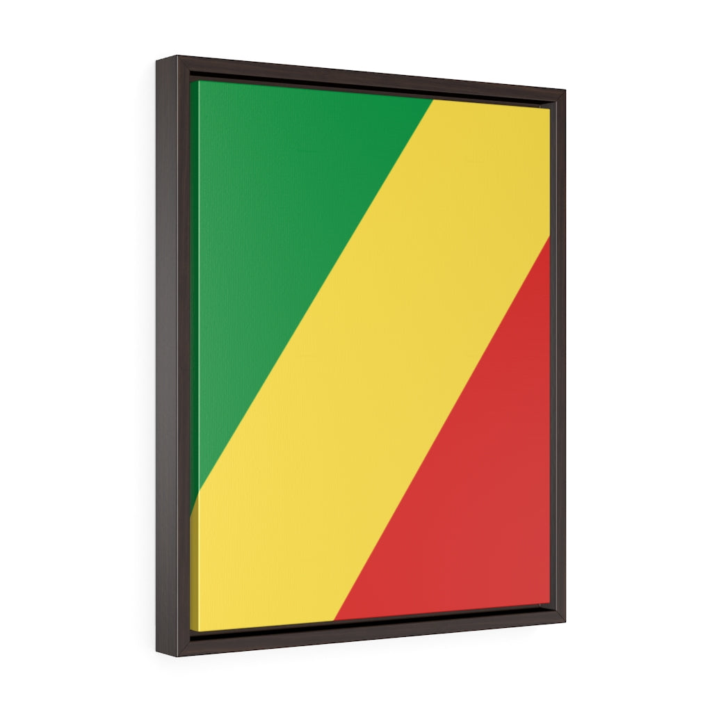 CONGO REPUBLIC Vertical Framed Premium Gallery Wrap Canvas