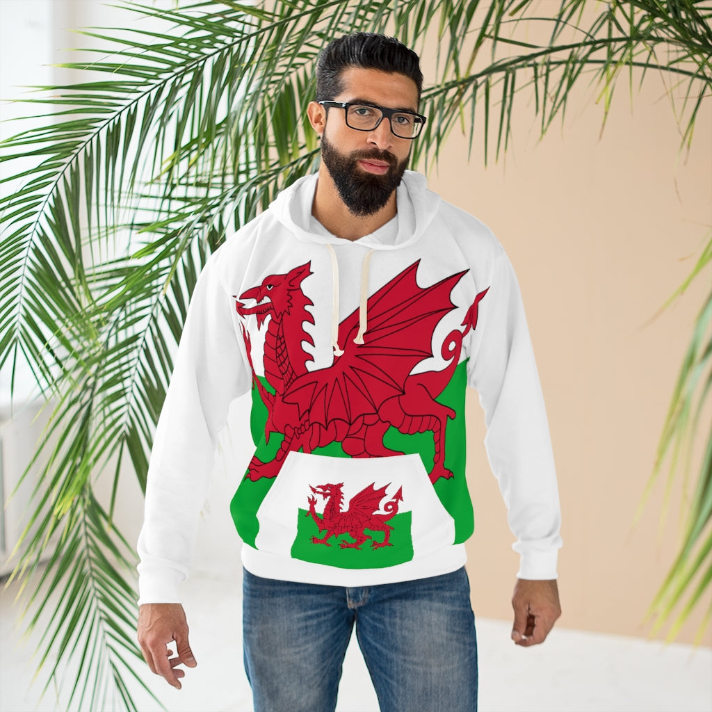 WALES AOP Unisex Pullover Hoodie