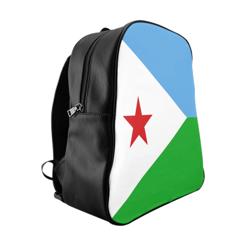 DJIBOUTI FLAG School Backpack