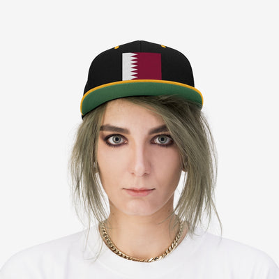 QATAR Unisex Flat Bill Hat