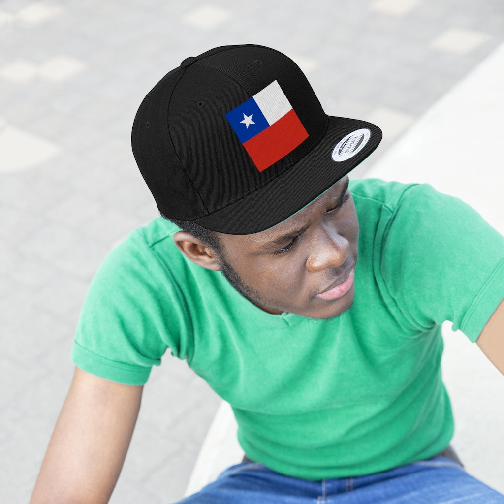 CHILE Unisex Flat Bill Hat