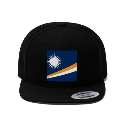 MARSHALL ISLANDS Unisex Flat Bill Hat