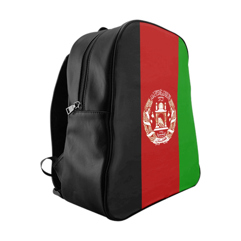 Afghanistan flag School Backpack