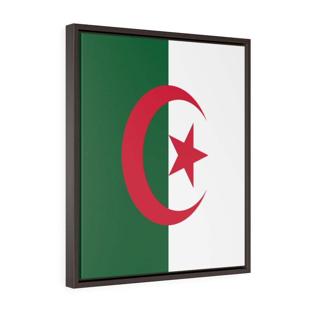 ALGERIA Vertical Framed Premium Gallery Wrap Canvas