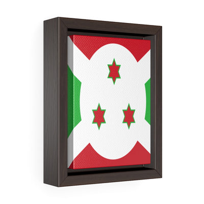 BURUNDI Vertical Framed Premium Gallery Wrap Canvas