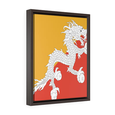 BHUTAN Vertical Framed Premium Gallery Wrap Canvas