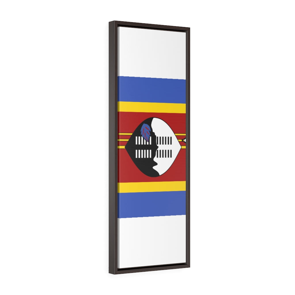 SWAZILAND Vertical Framed Premium Gallery Wrap Canvas