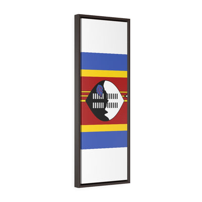 SWAZILAND Vertical Framed Premium Gallery Wrap Canvas