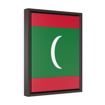 MALDIVES Vertical Framed Premium Gallery Wrap Canvas