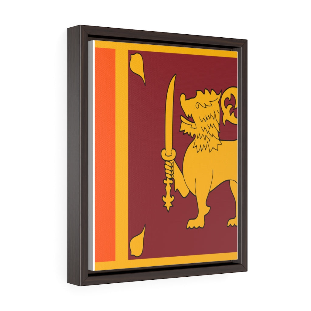 SRI LANKA Vertical Framed Premium Gallery Wrap Canvas