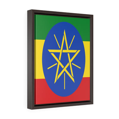 ETHIOPIA Vertical Framed Premium Gallery Wrap Canvas