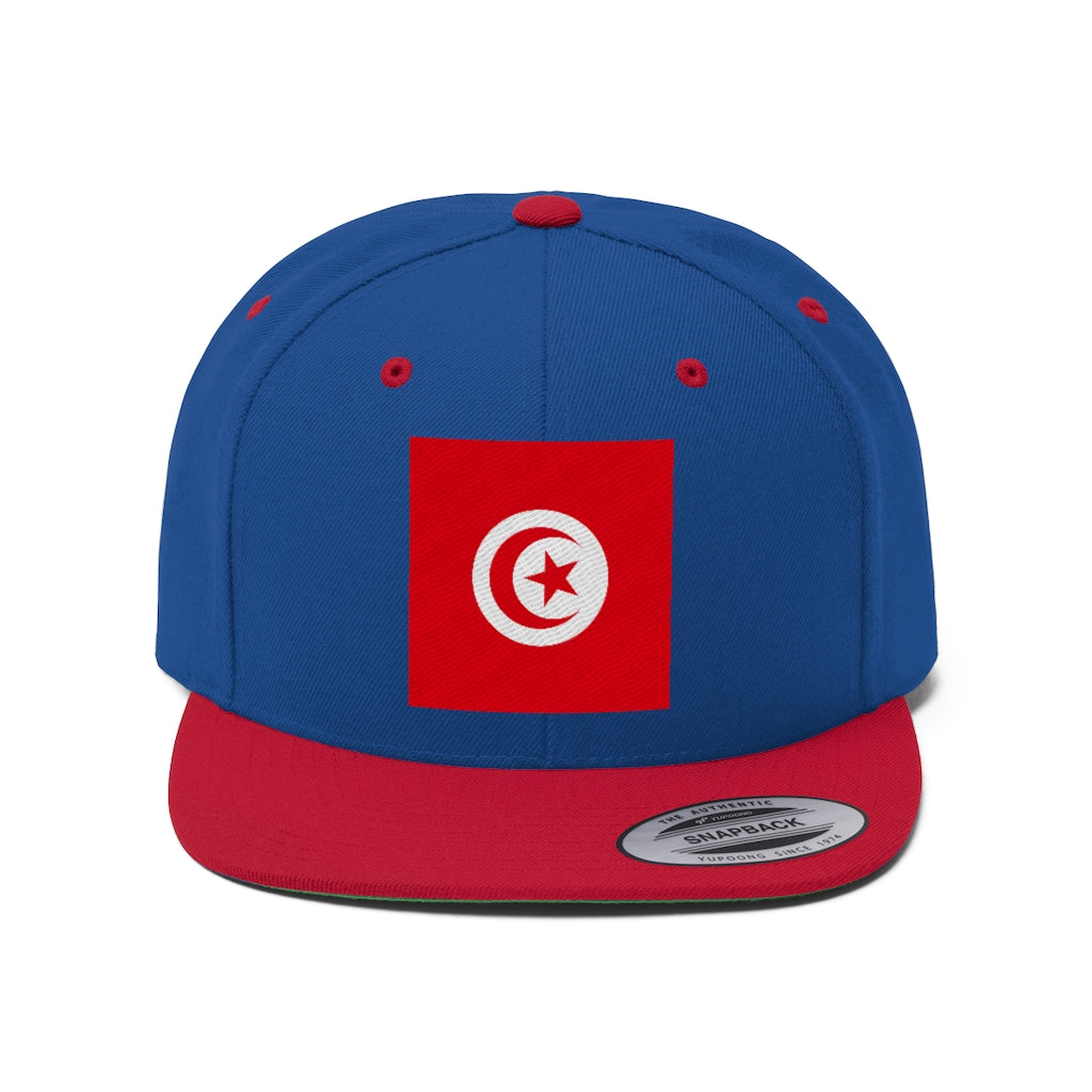 TUNISIA Unisex Flat Bill Hat