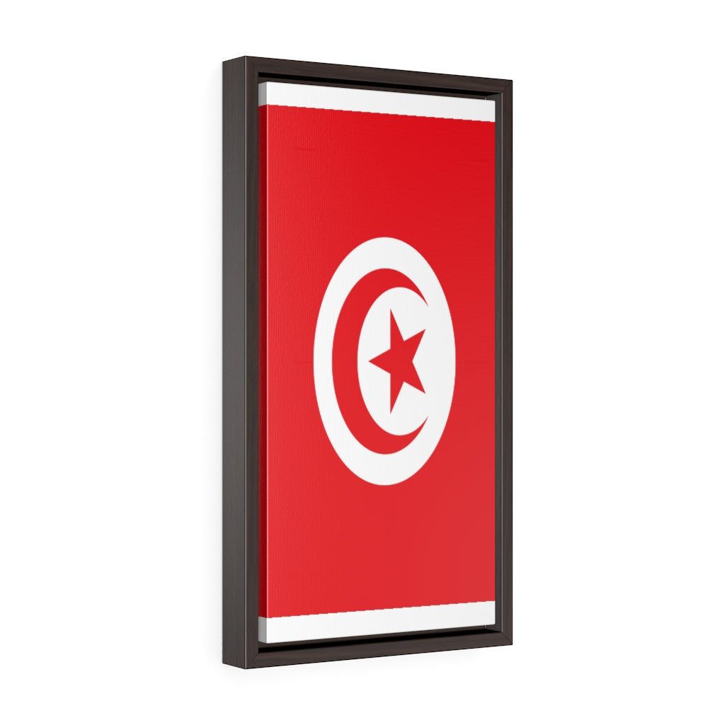 TUNISIA Vertical Framed Premium Gallery Wrap Canvas