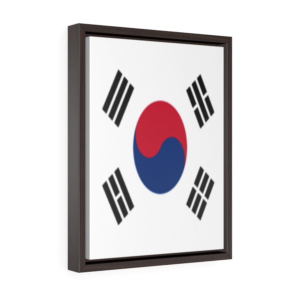 SOUTH KOREA Vertical Framed Premium Gallery Wrap Canvas