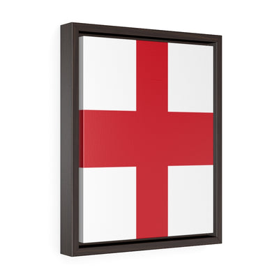 England Vertical Framed Premium Gallery Wrap Canvas