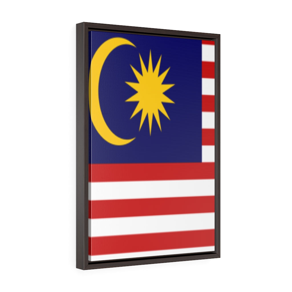 MALAYSIA Vertical Framed Premium Gallery Wrap Canvas