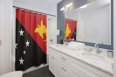 PAPUA NEW GUINEA Shower Curtains