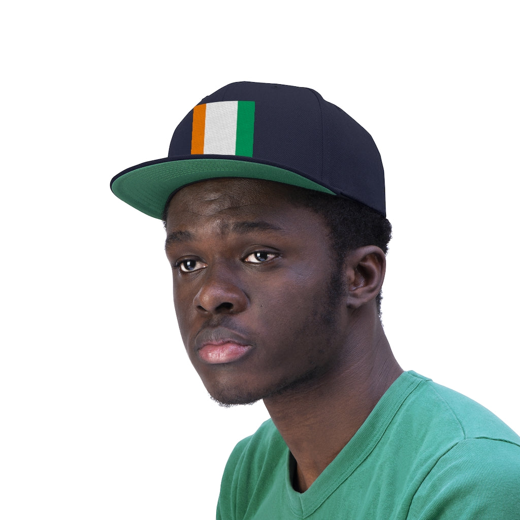 COTE D'IVOIRE Unisex Flat Bill Hat