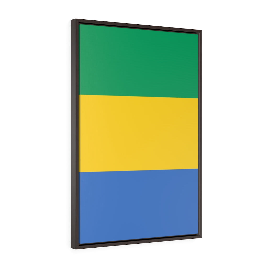 GABON Vertical Framed Premium Gallery Wrap Canvas