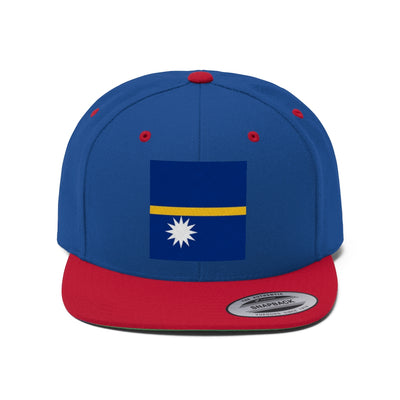 NAURU Unisex Flat Bill Hat