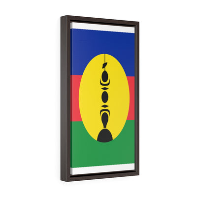 NEW CALEDONIA Vertical Framed Premium Gallery Wrap Canvas