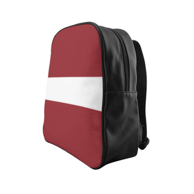 LATVIA FLAG School Backpack