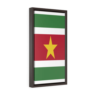 SURINAME Vertical Framed Premium Gallery Wrap Canvas