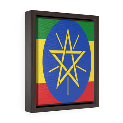 ETHIOPIA Vertical Framed Premium Gallery Wrap Canvas