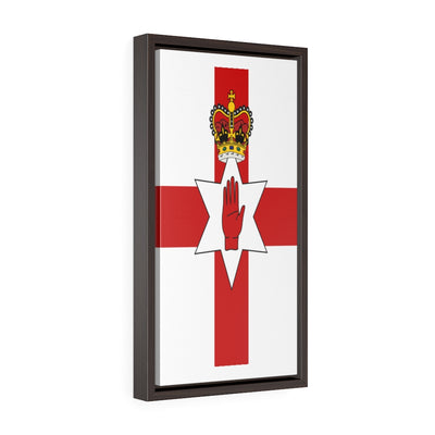 NORTHERN IRELAND Vertical Framed Premium Gallery Wrap Canvas