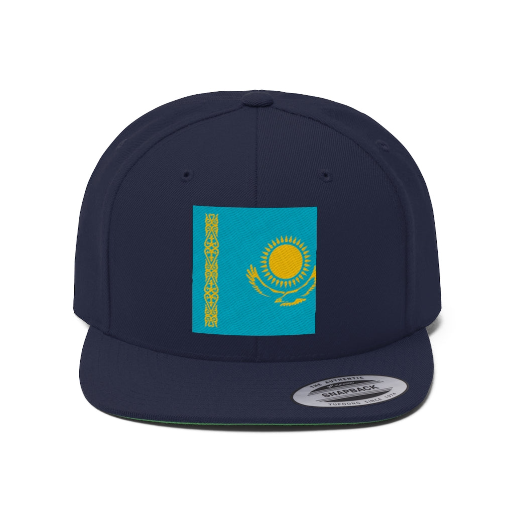 KAZAKHSTAN Unisex Flat Bill Hat