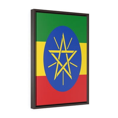 ETHIOPIA Vertical Framed Premium Gallery Wrap Canvas