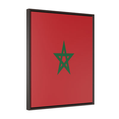 MOROCCO Vertical Framed Premium Gallery Wrap Canvas