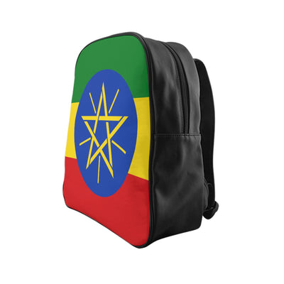 ETHIOPIA FLAG School Backpack