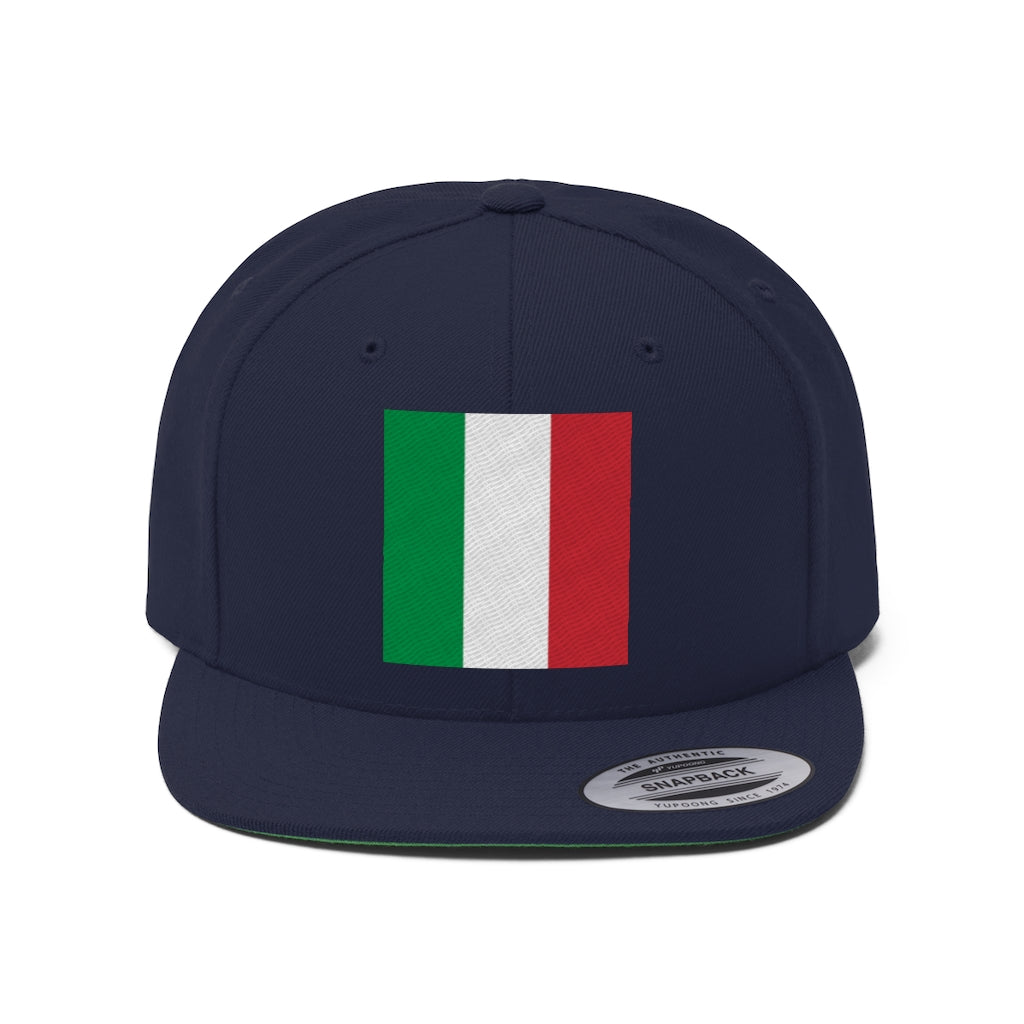 ITALY Unisex Flat Bill Hat