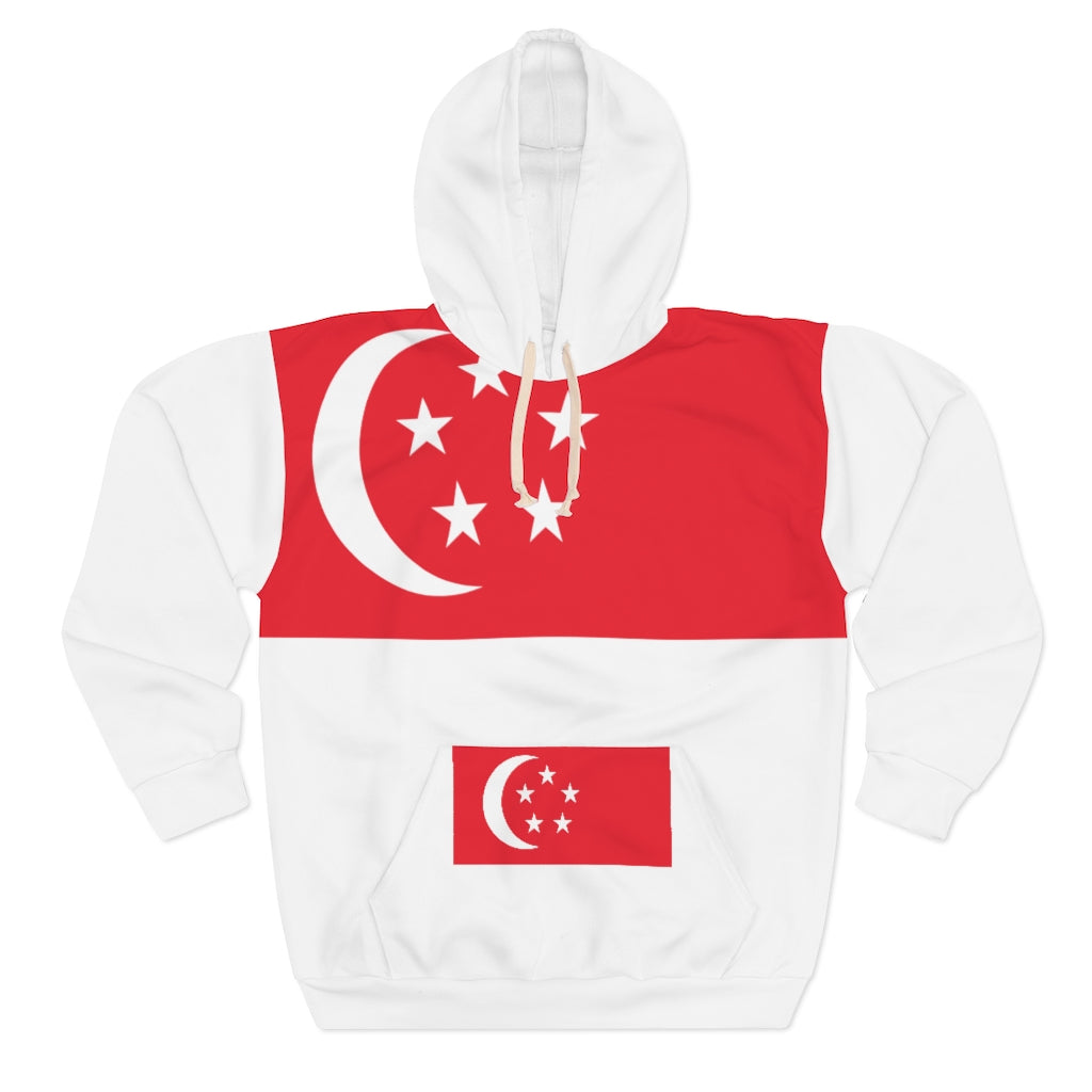 SINGAPORE AOP Unisex Pullover Hoodie