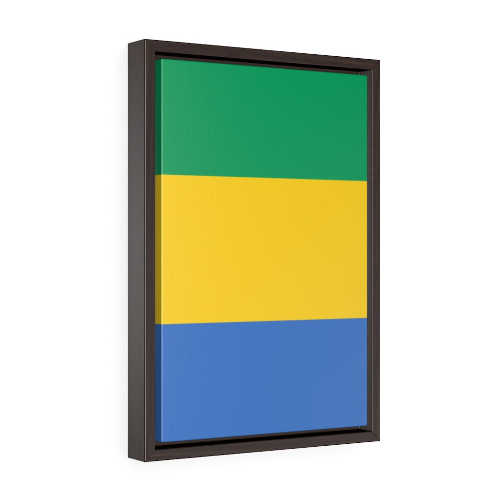 GABON Vertical Framed Premium Gallery Wrap Canvas