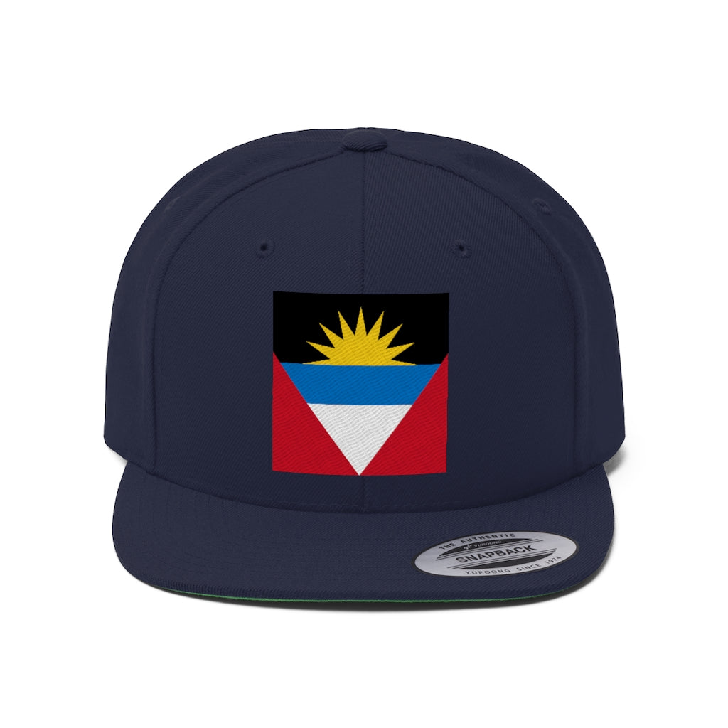 ANTIGUA AND BARBUDA Unisex Flat Bill Hat