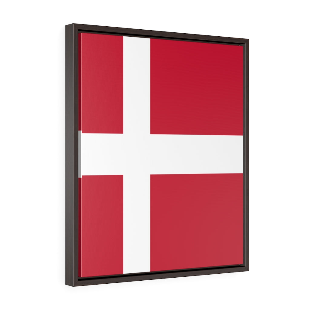 DENMARK Vertical Framed Premium Gallery Wrap Canvas