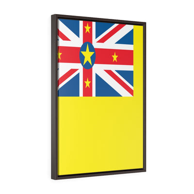 NIUE Vertical Framed Premium Gallery Wrap Canvas