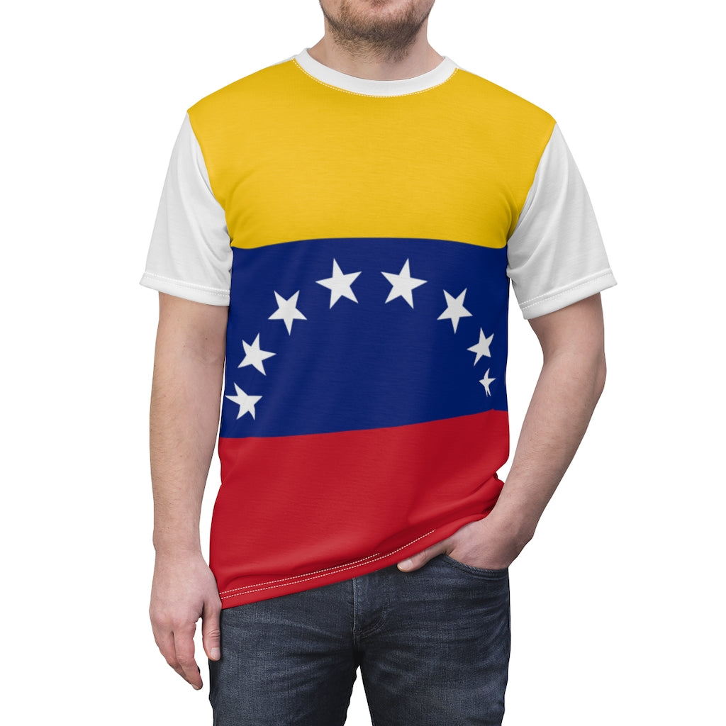 VENEZUELA Unisex AOP Cut & Sew Tee