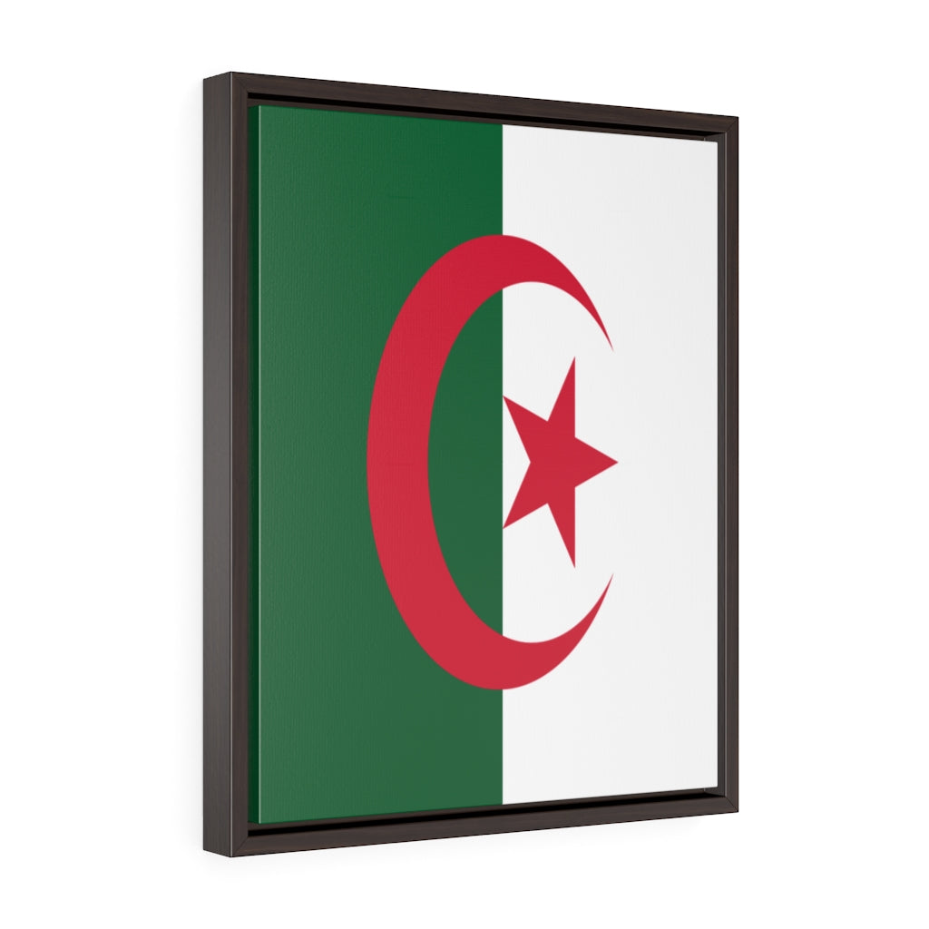 ALGERIA Vertical Framed Premium Gallery Wrap Canvas