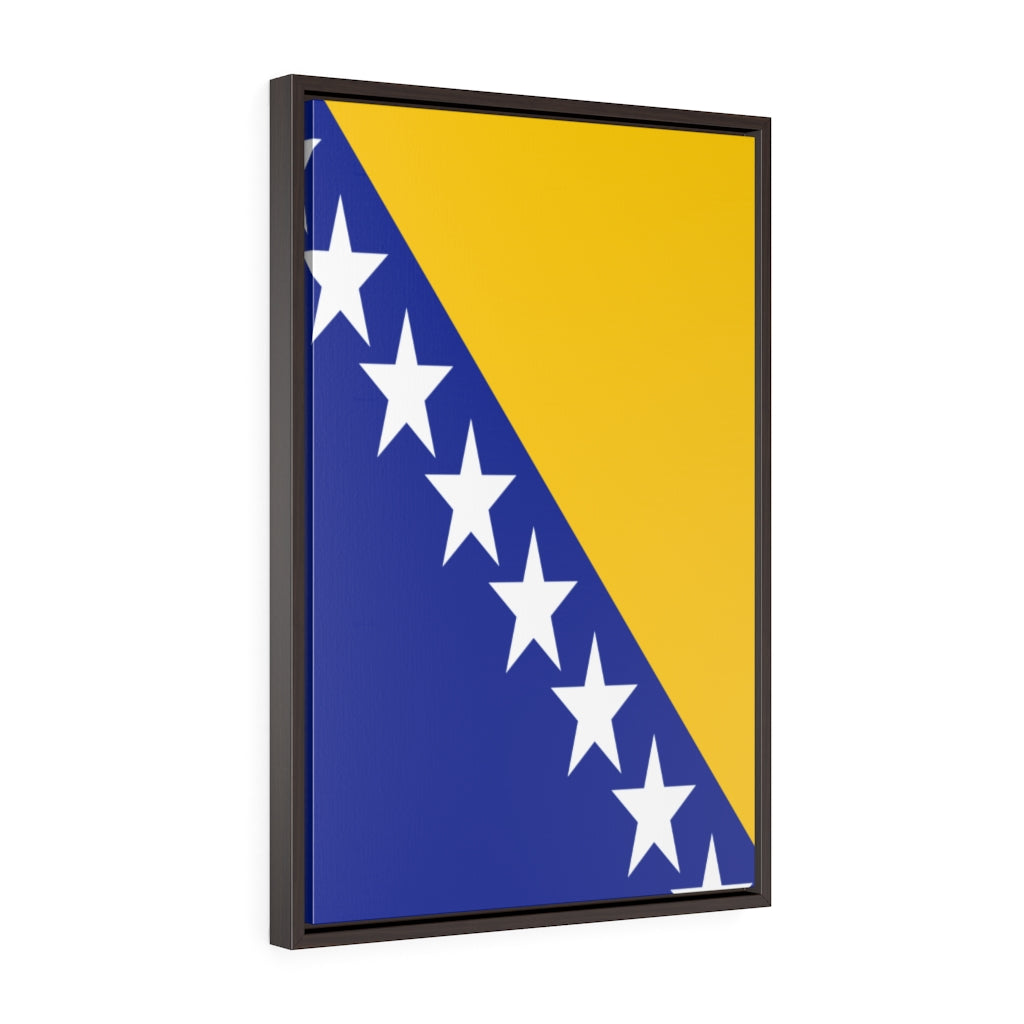 BOSNIA AND HERZEGOVINA Vertical Framed Premium Gallery Wrap Canvas