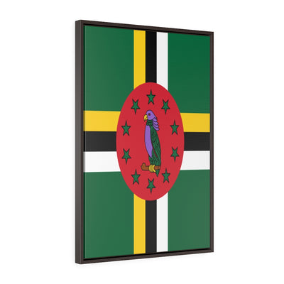 DOMINICA Vertical Framed Premium Gallery Wrap Canvas