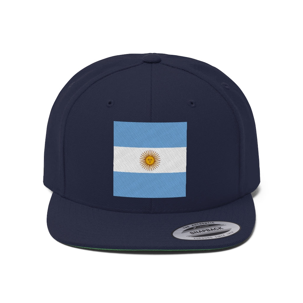 ARGENTINA Unisex Flat Bill Hat