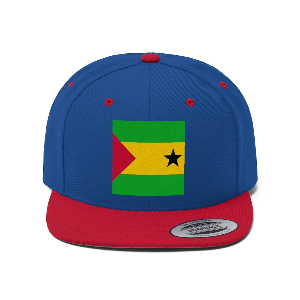 SAO TOME AND PRINCIPE Unisex Flat Bill Hat