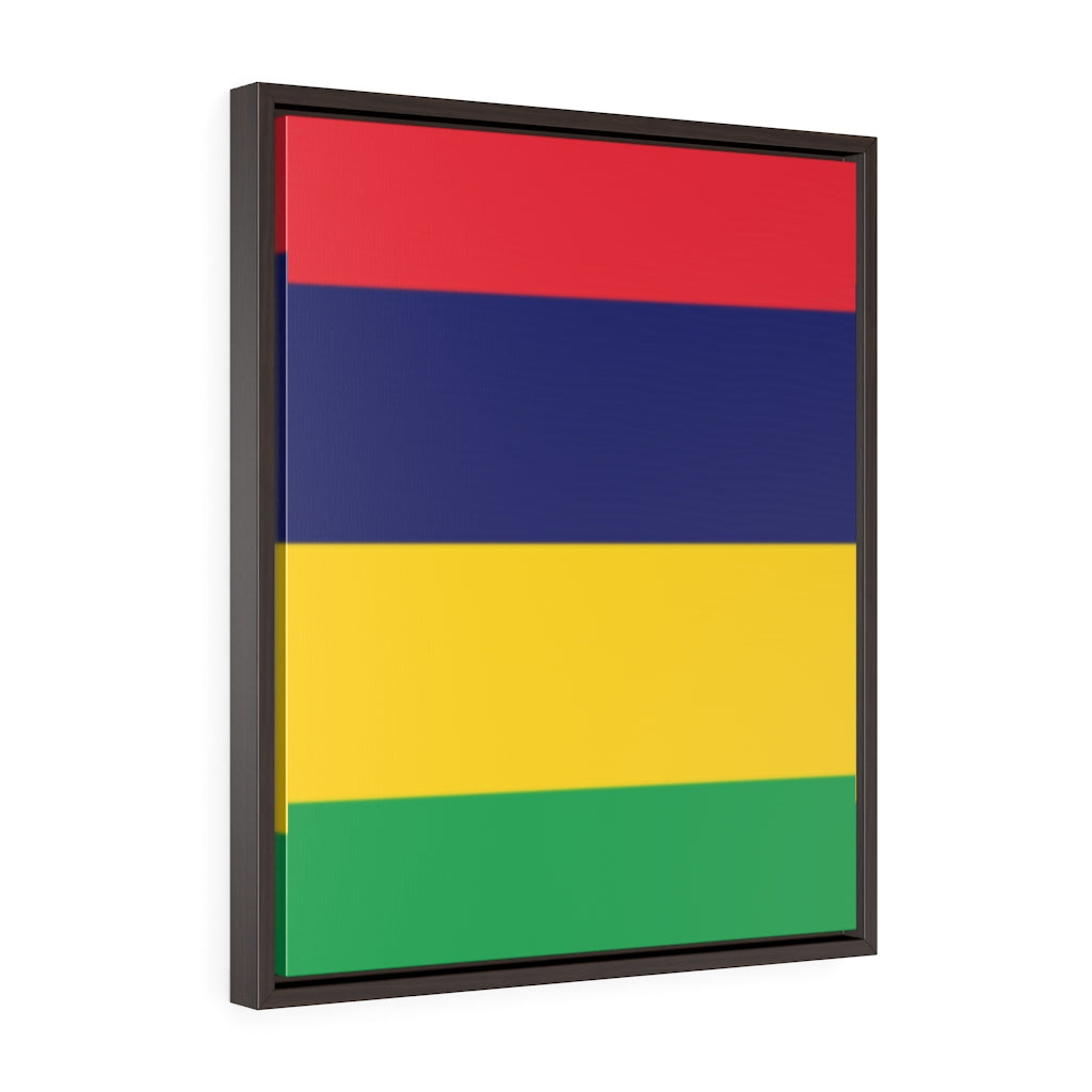 MAURITIUS Vertical Framed Premium Gallery Wrap Canvas